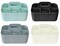 Enjoy Organizer | 4 Small Stackable and Portable Simple 6-Compartment Art Caddy - Made In USA